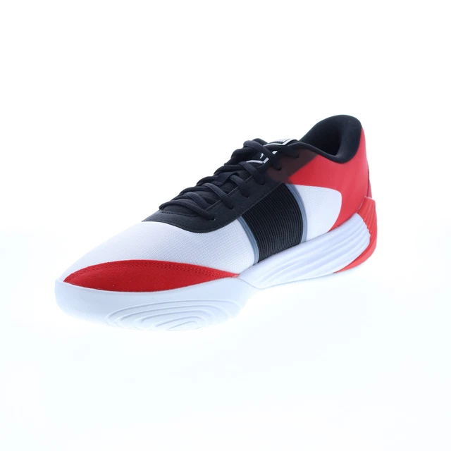 Puma Fusion Nitro Team 37703502 Mens White Canvas Athletic Running Shoes 4