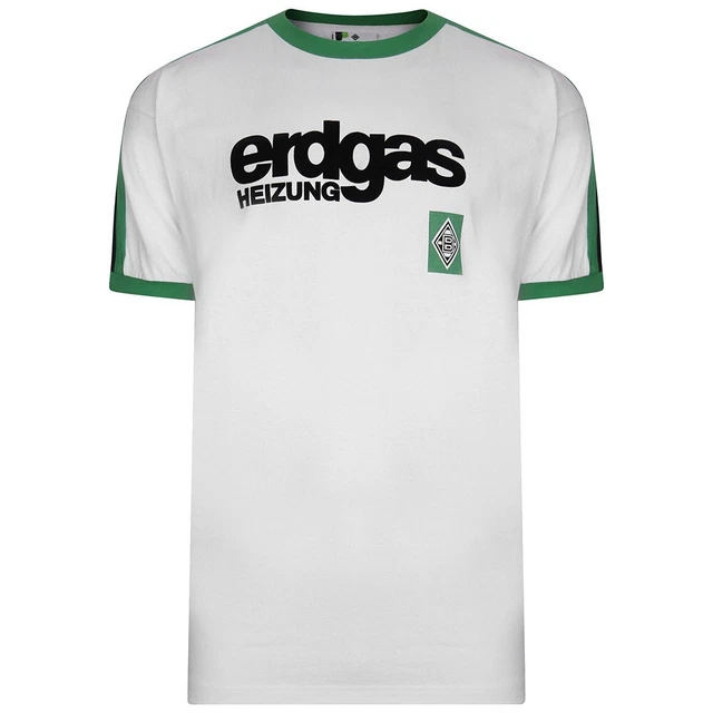 Borussia Mönchengladbach Trikot Erdgas Retro Gladbach 70er Jahre Größe  S