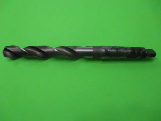 Vtg Morse 7/8" Twist Drill #4 Morse Taper High Speed Usa Made 10.5" Length