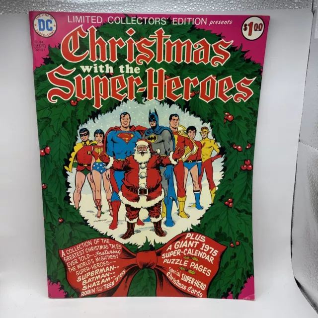Christmas With the Superheroes (DC Comics 1975) Limited Collectors' Edition,