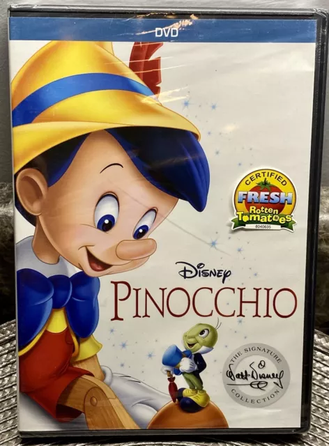 Pinocchio DVD (1940)Walt Disney, Brand New, Factory Sealed,Signature Collection