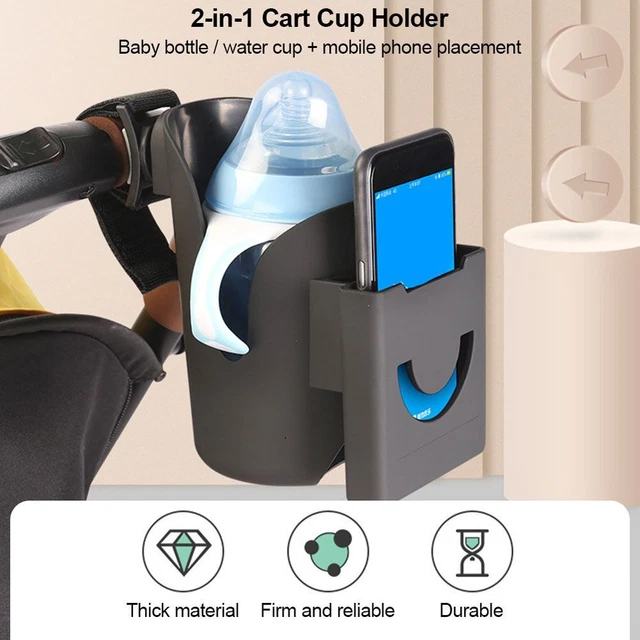 Soporte para teléfono móvil soporte para cochecito portavasos cochecitos soporte para teléfono celular