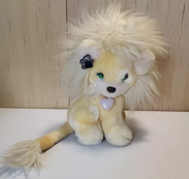 Precious Moments Vintage Applause Plush Leon Lion 1985 Yellow Stuffed Toy 12 in