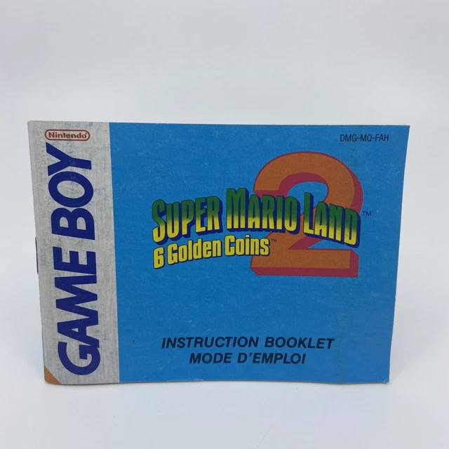 Super Mario Land 2 Jeu Game Boy USA Compatible