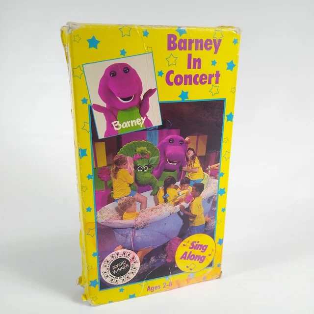 Barney In Concert Vhs 1991 Sing Along Songs Video Tape Lyons Group Barney In Concert Vhs 1991 Sing Along Songs Video Tape Lyons Group