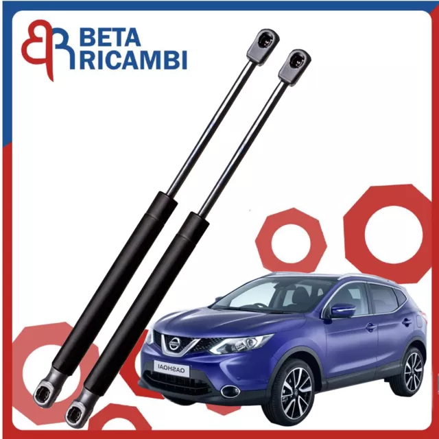 Molle a Gas Portellone Pistoncini Cofano Posteriore Per Nissan Qashqai J11