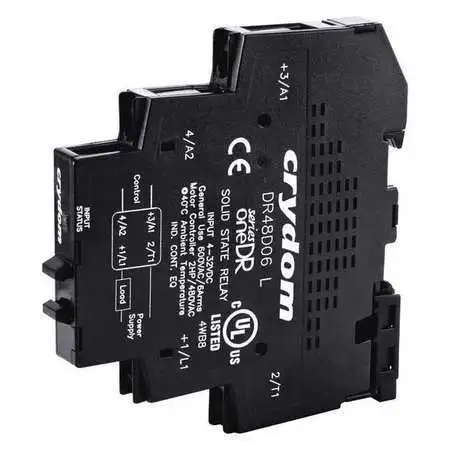 Crydom Dr24b06 Solid State Relay,90 To 140Vac,6A
