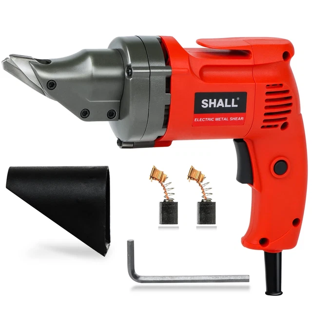 Electric Metal Cutting Shear, 4.0-Amp Corded Sheet Metal Cutter, Variab...