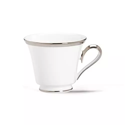 Lenox Solitaire Teacup, Cup, white, platinum