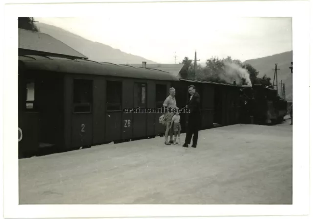 Orig. Foto Dampflok Lokomotive Zillertalbahn Bahnhof Mayrhofen Österreich 1962