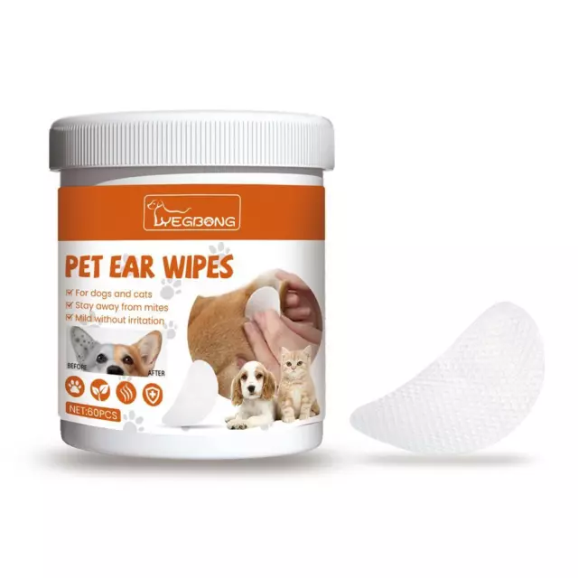Dog Ear Eye Cleaning Wet Wipes Cleaner Pads Ideal for Dogs and C√