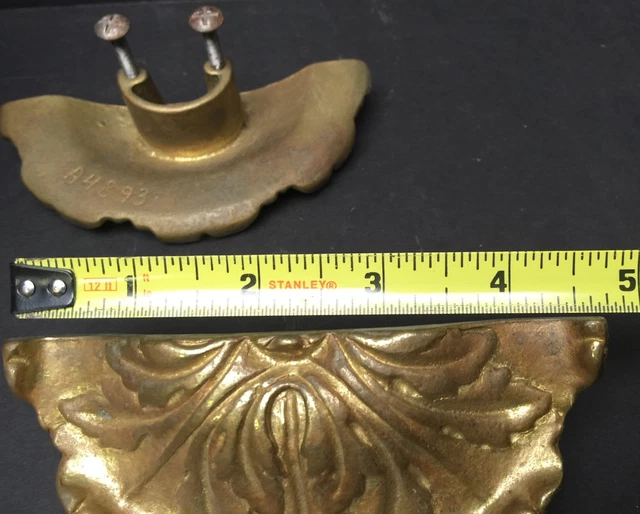 2 Vintage 4 3/4" Handles Pulls Knobs Cabinet Furniture Hardware Desk
