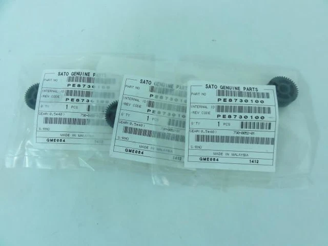 190329 New-No Box; Sato PE8730100 Lot-3 Gears