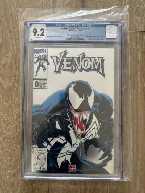 Venom Lethal Protector 0 Variant Platinum Ita CGC 9.2