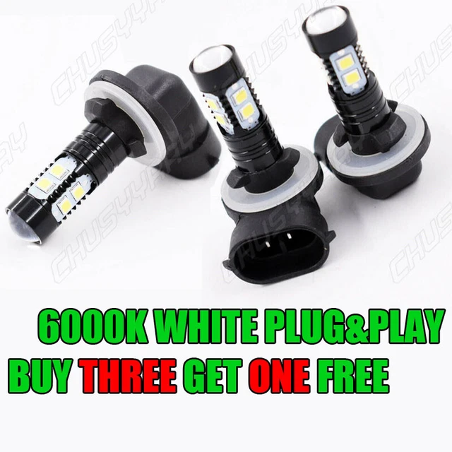 3x LED Headlight Bulbs Replace Kit For Polaris Sportsman 570 600 700 800 850 XP