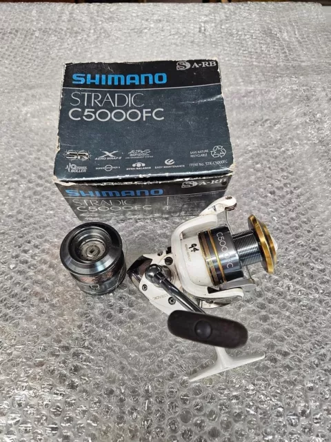 Shimano Stradic C5000FC reel with spare spool