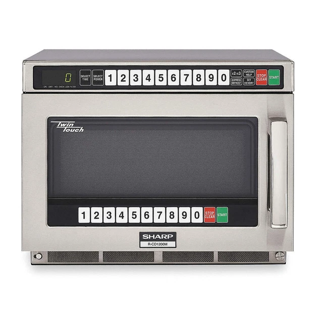 SHARP RCD1200M Microwave,Professional,1200 Watts,SS