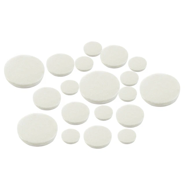 17Pcs Clarinet Leather Pads Replacement for Exquisite Wind Instrument A1S5