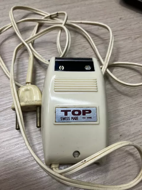 Antik Elektrorasierer TOP SWISS Made aus 50er mit Originalkabel Rar Funktioniert