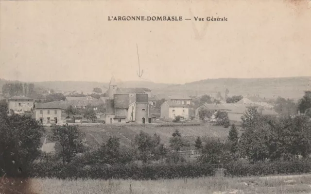 CPA 55 L'ARGONNE DOMBASLE Vue Générale