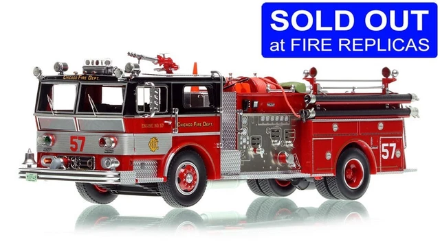 Fire Replicas 1973 Chicago FD Ward LaFrance P80 Engine 57 1/50 164-57 Sold Out