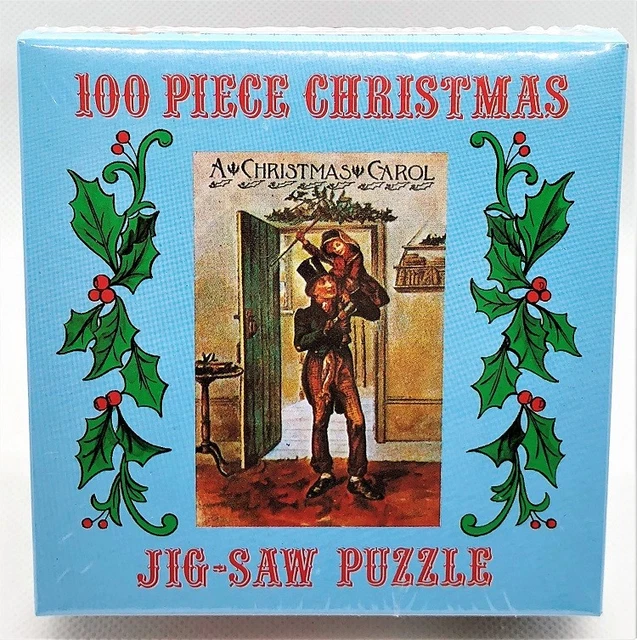 VINTAGE 100 PC JIGSAW PUZZLE A CHRISTMAS CAROL Vintage Shackman Mint