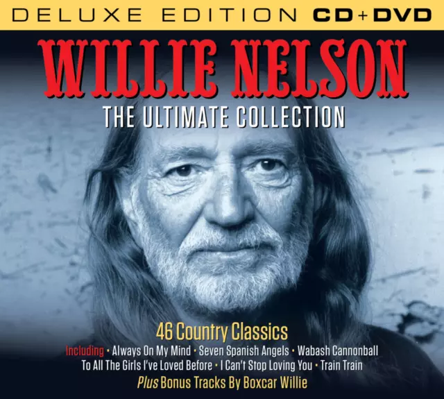 Willie Nelson The Ultimate Collection Set Deluxe Edition CD & DVD set Bonus