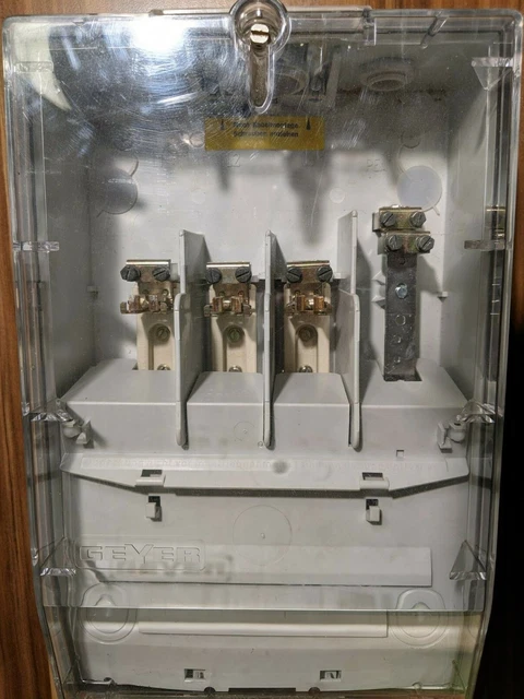GEYER HAUSANSCHLUSSKASTEN KH00-A - 3x 100A - Sicherungskasten ...