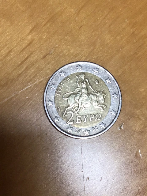 2 Euro Münze Griechenland 2002 Mit S Im Stern 2 EURO MÜNZE Griechenland 2002 mit S im Stern,große Brüste EUR 950,00