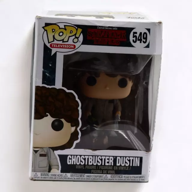 Funko POP! Stranger Things Ghostbuster Dustin #549 Vinyl Figure