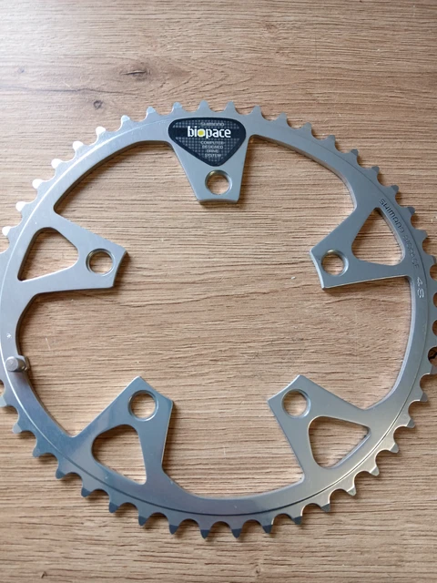 Plateau Biopace Shimano 52Dents 5 Bras 130mm BCD - Pour Vélos Vintage Et VTT, Fabriqué Au Japon