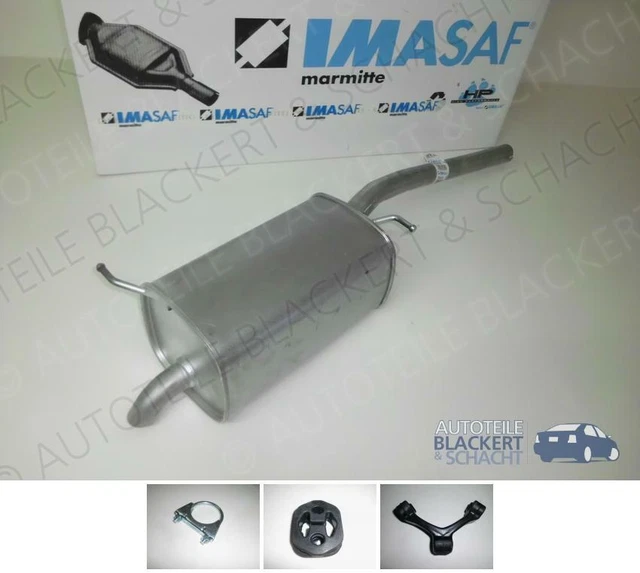 VW Caddy 2.0 SDI Auspuff Mittelschalldämpfer Für VW Caddy III – Komplett-Set Mit Allem Für 1.6 & 2.0 SDI Motoren Caddy III 1 6 2 0 SDI Auspuff Montagesatz Ferroz