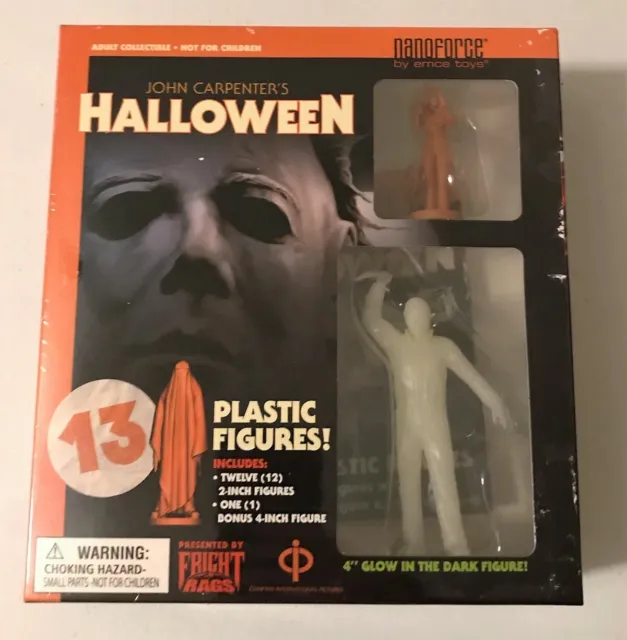 HALLOWEEN Fright Rags Exclusive Nanoforce Plastic Figures NEW SEALED Lim 1st Ed