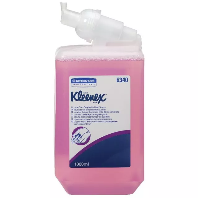 Kleenex Aquafaum Handseife Mine Pink 1 Liter 6er Pack 6340
