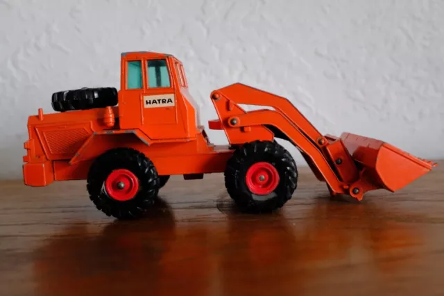 Modellauto Matchbox King Size Hatra Tractor Shovel  60er Jahre