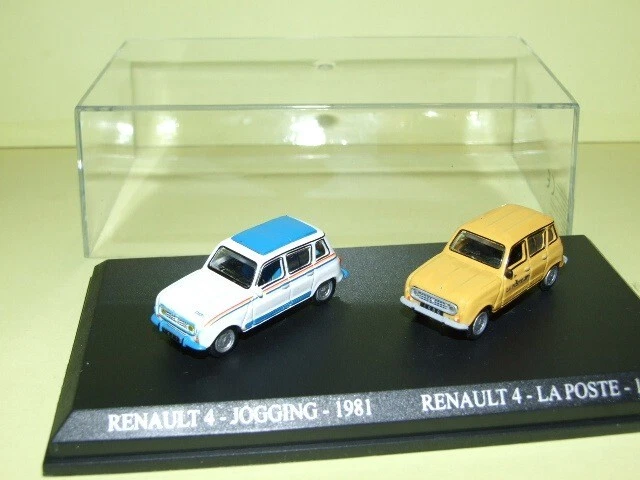 RENAULT 4L JOGGING et 4L LA POSTE UNIVERSAL HOBBIES 1:87