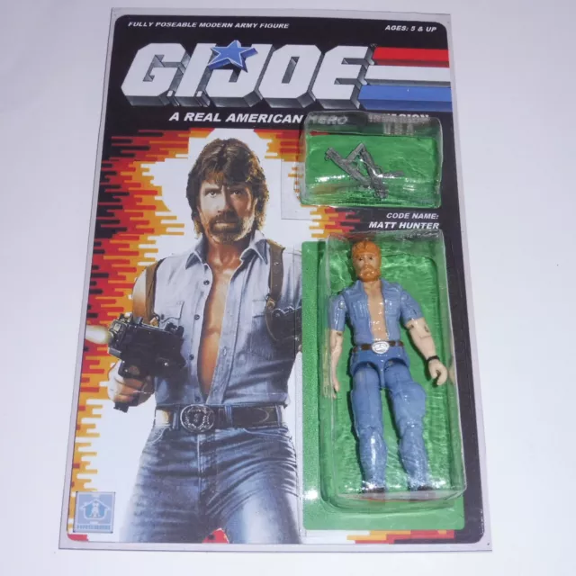 Chuck norris gi joe custom vintage style invasion USA cobra