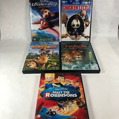 LOT OF 4 Disney Movies! Wall-E, Chicken Little, Nemo, Little Mermaid
