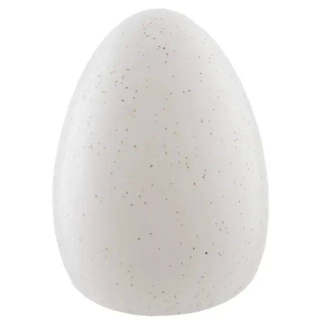 Pepco Small Decorative Speckled Easter Egg - White