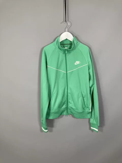 NIKE FULL ZIP Track Top - Age 14-16yrs - Green - Great Condition - Boy’s