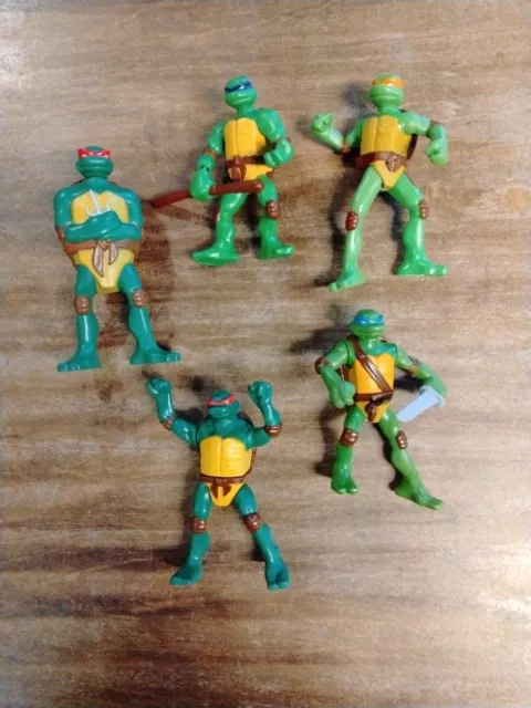 TMNT Teenage Mutant Ninja Turtles Action Figures Lot of 5 Michelangelo