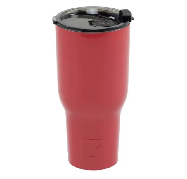 RTIC 40oz Thermal Tumbler Red Stainless Mug Travel Cup Cold/Hot Same Day Ship ! 2