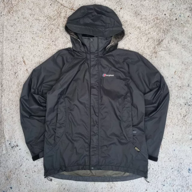 Berghaus Jacket Gore-tex Paclite Shell Outdoor Jacket - Size 14 - Black Womens