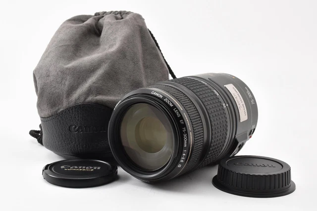 MINT] CANON EF 75-300mm F4-5.6 IS USM Telephoto Zoom Lens with