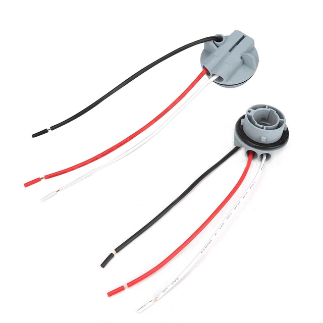 2 Pièces 1157 Prise LED Clignotant Frein Ampoules Support Adaptateur Base