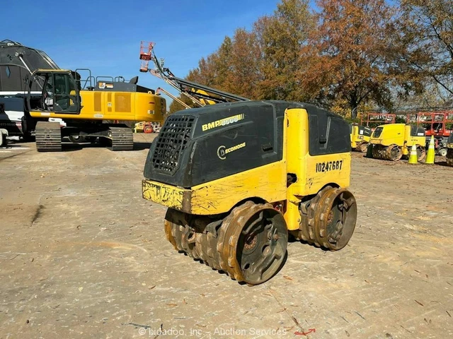 2018 Bomag BMP8500 Walk Behind Vibratory Trench Roller Compactor Kubota bidadoo