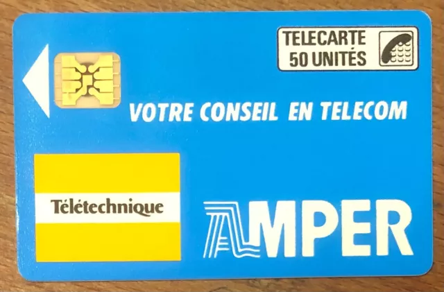 Amper Télécarte Réf Phonecote D35 Privée Ut Telefonkarte Phone Card Scheda Carte