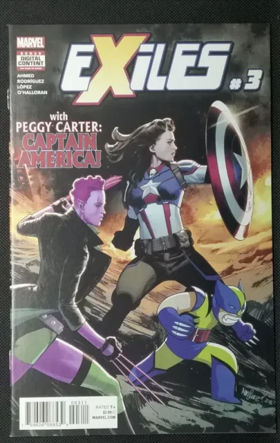 Exiles #3 Vf/Nm 2018 1St Peggy Carter As Captain America Marvel Comics