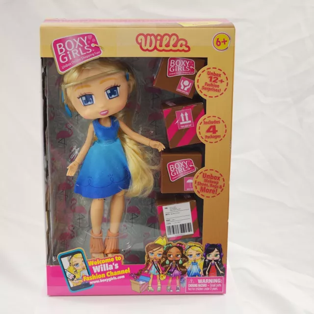 Boxy Girls Willa Fashion Girl Doll W 4 Blind Surprise Box Accessories New 2017