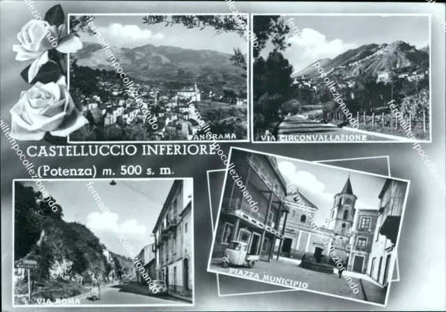 ch231 cartolina castelluccio inferiore provincia di potenza basilicata